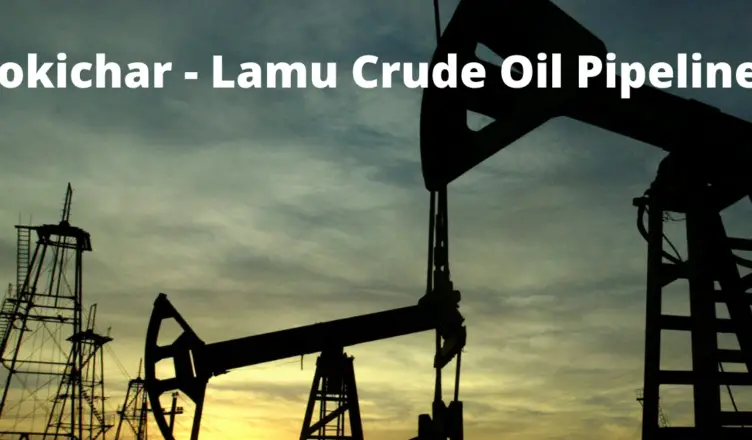 how long is lokichar lamu crude oil pipeline