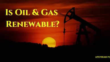 is oil and gas renewable
